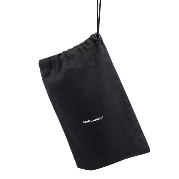 YVES SAINT LAURENT Vintage Used Green Patent Leather Long Wallet - Picture 9 of 15